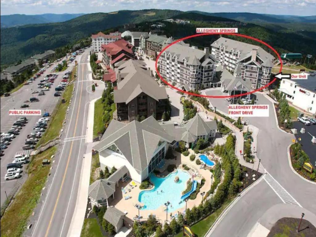 Allegheny Spring 239 King, Bed/Ski-In, Out/Pool & Hot Tub 스노우슈 외부 사진